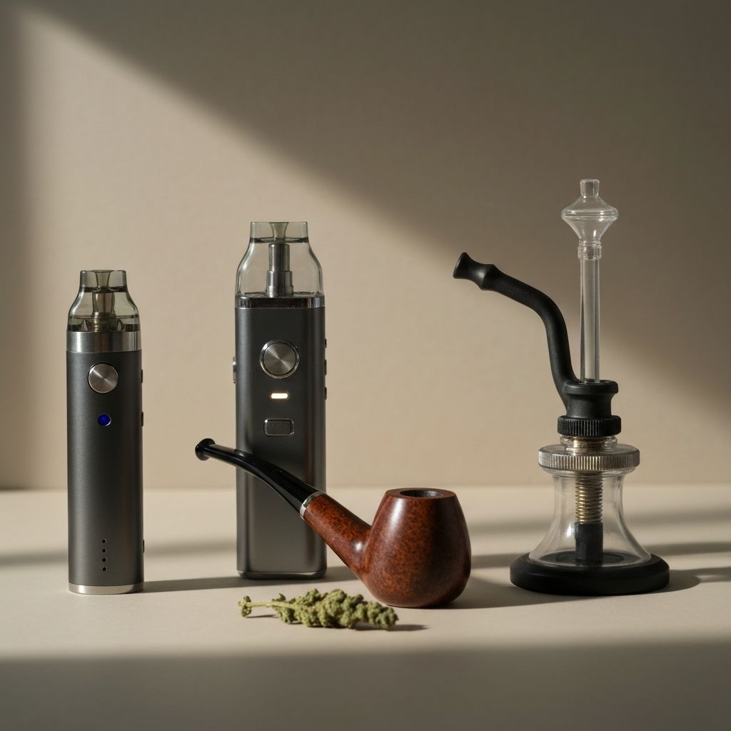 Diferentes métodos de consumo de hashish