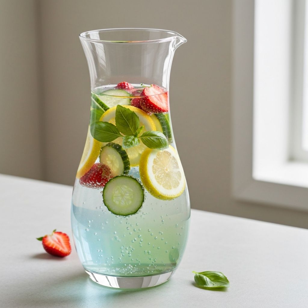 Água Aromatizada Cannabis com Pepino e Morango - Receita com Cannabis