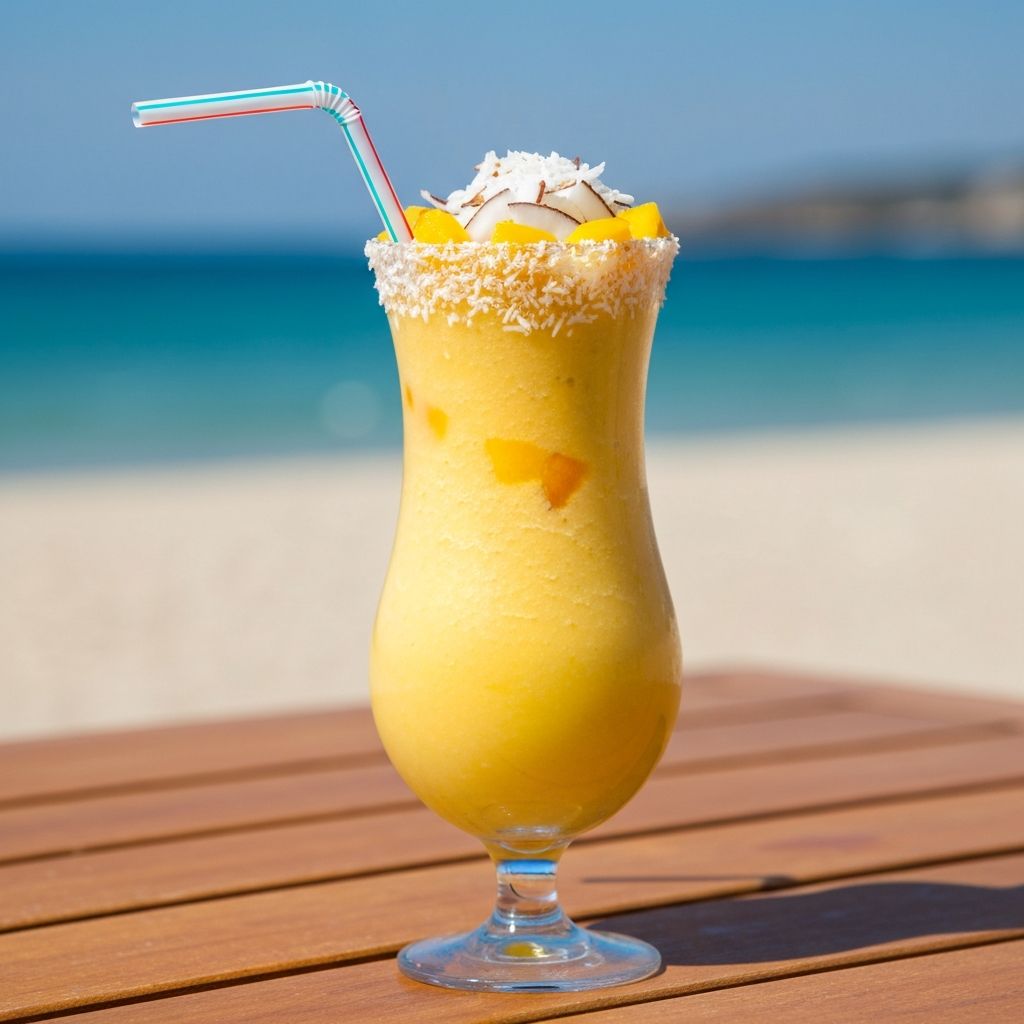 Batido Tropical Cannabis com Manga, Abacaxi e Coco - Receita com Cannabis