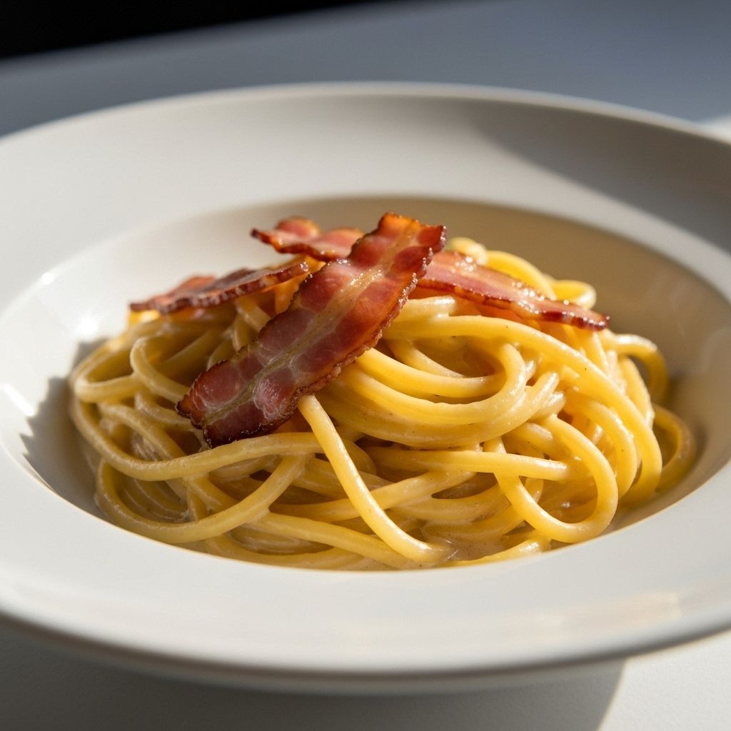 Massa Carbonara com Infusão de Cannabis - Receita com Cannabis