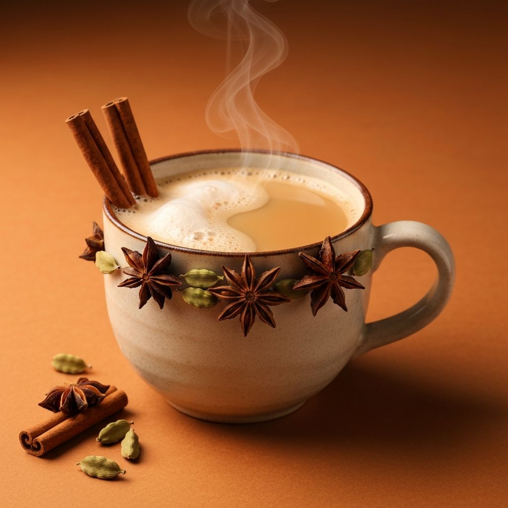Chai Latte Cannabis com Especiarias Indianas - Receita com Cannabis