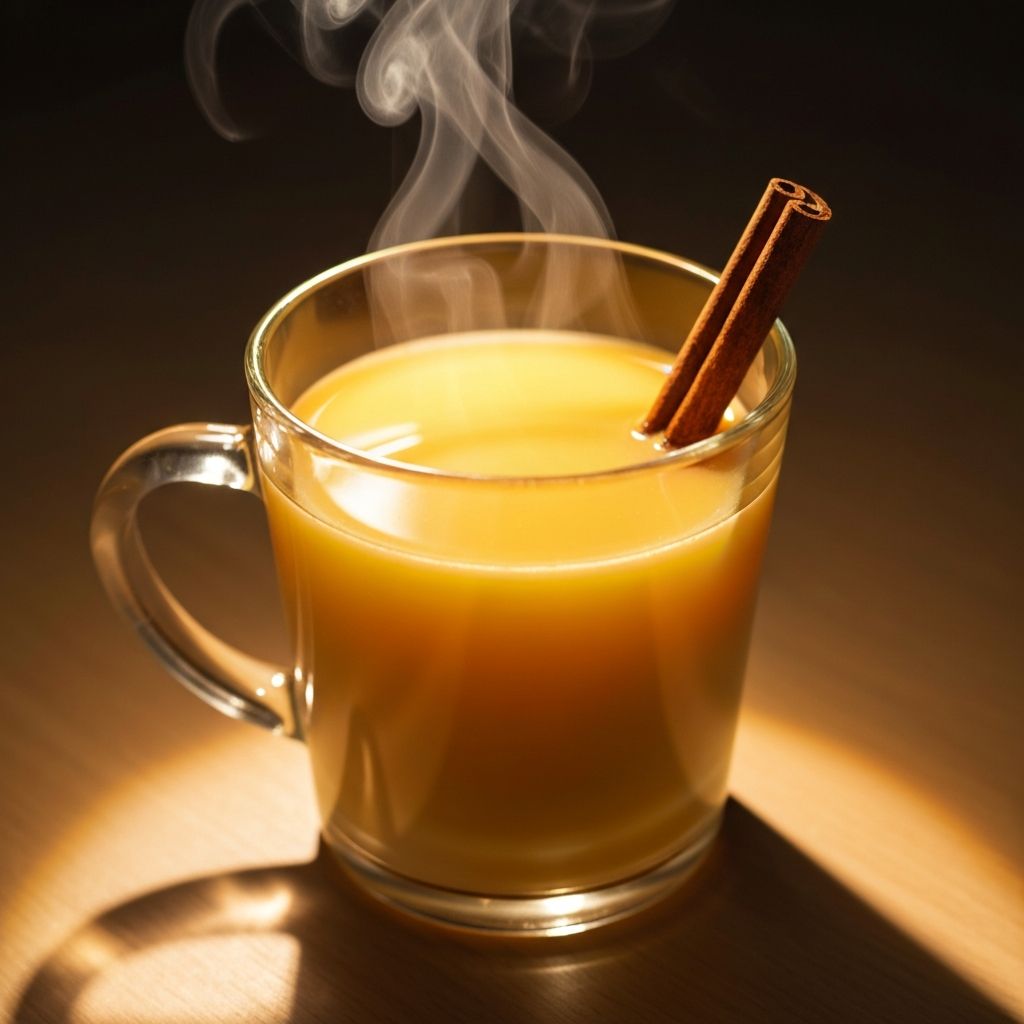 Leite Dourado de Cannabis com Açafrão e Especiarias - Receita com Cannabis