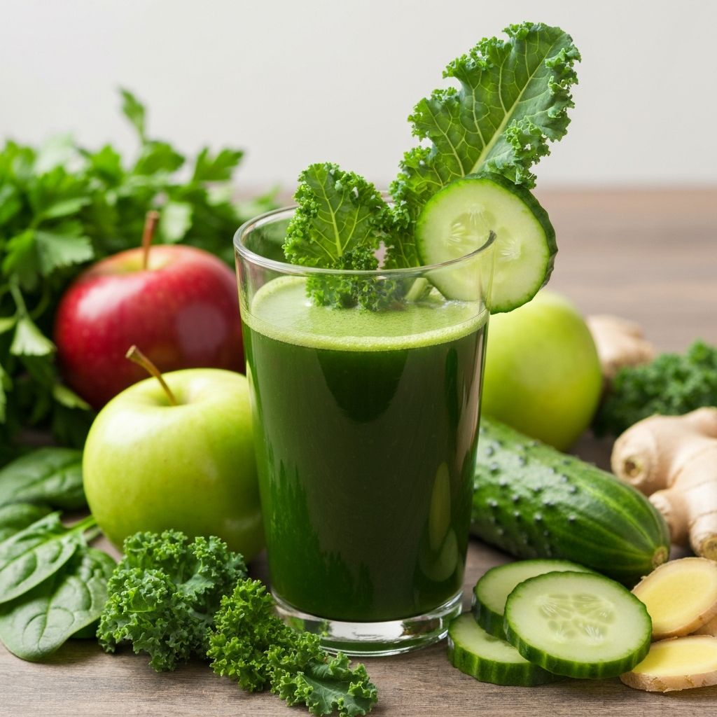 Suco Verde Detox Cannabis com Spirulina e Limão - Receita com Cannabis