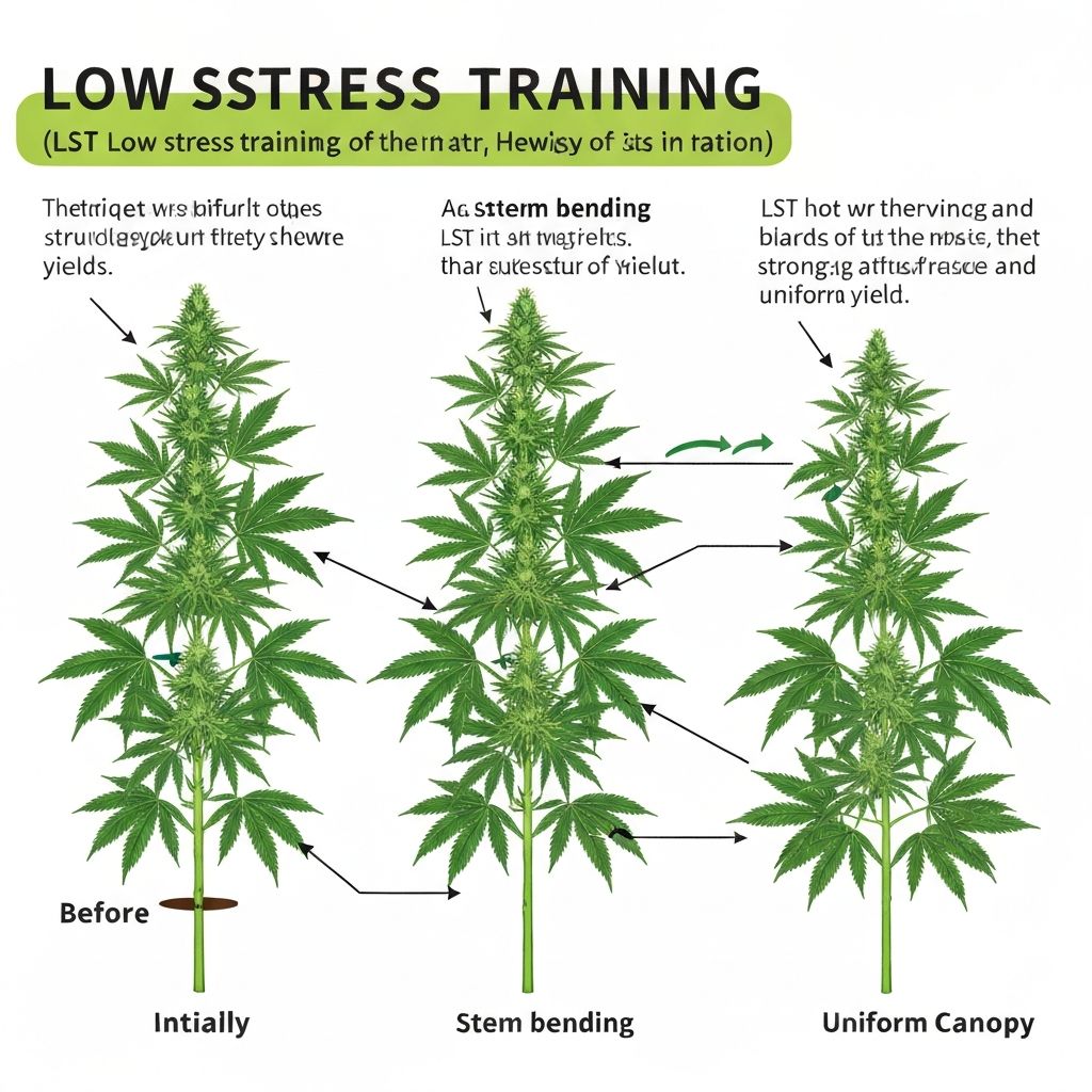 Diagrama LST mostrando progressão de treino
