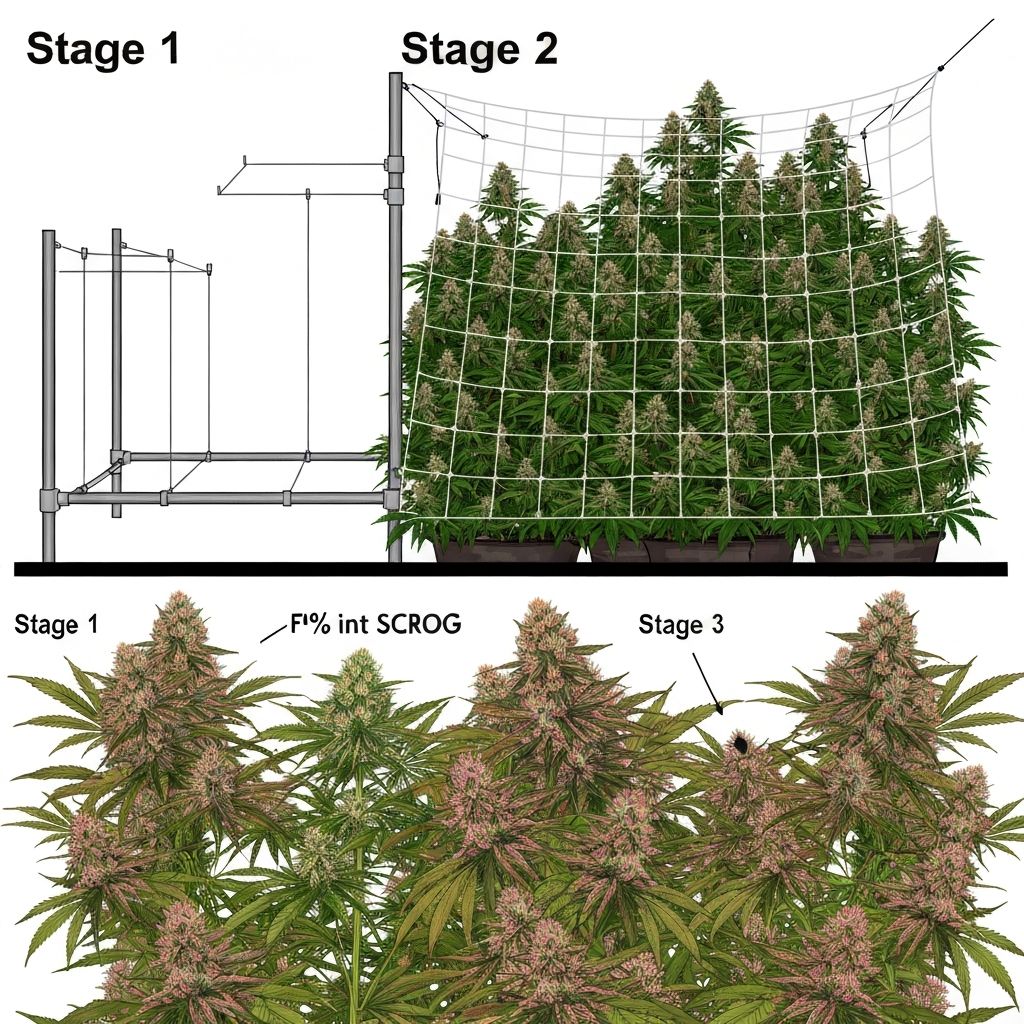 Fases do setup SCROG